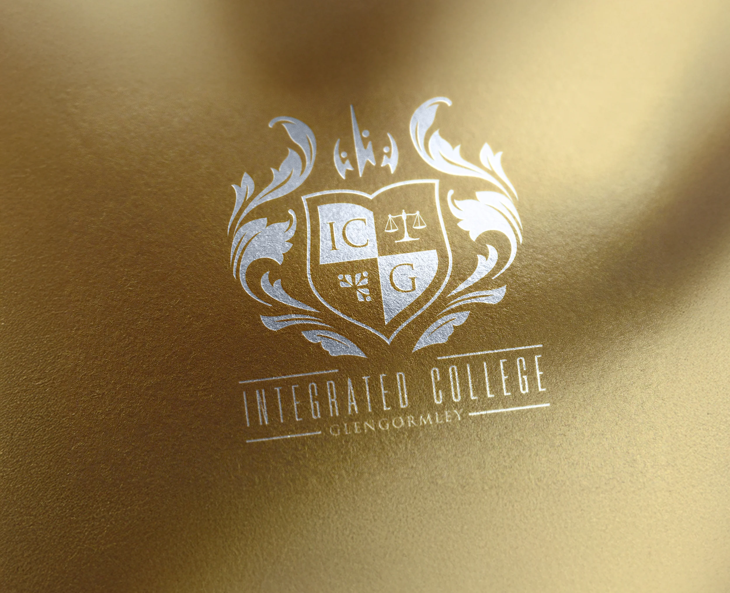 ICG Gold Foil Logo Large No Pen